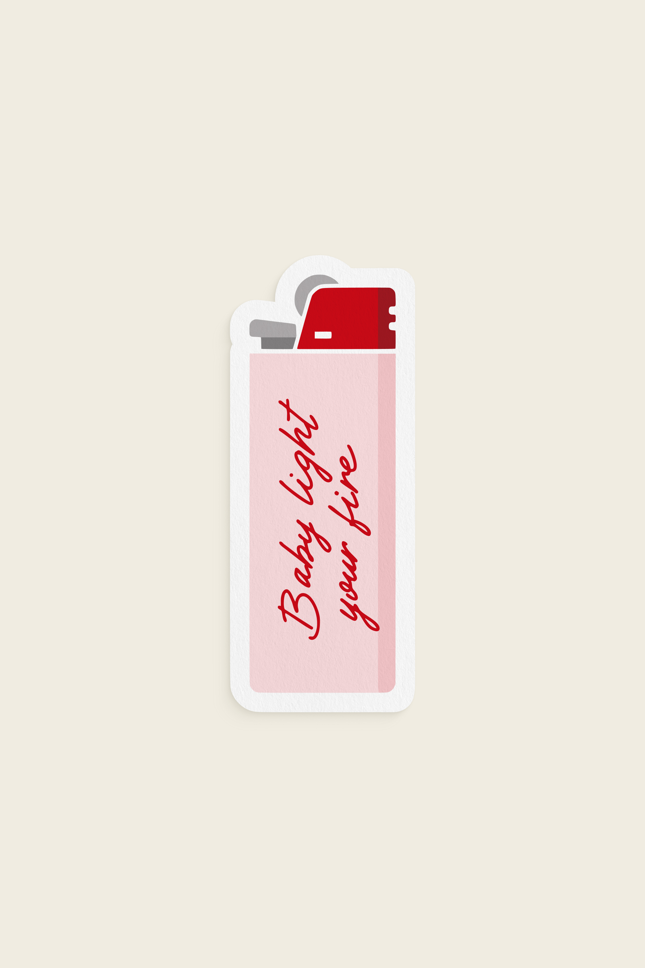 Открытка «Baby, light your fire»