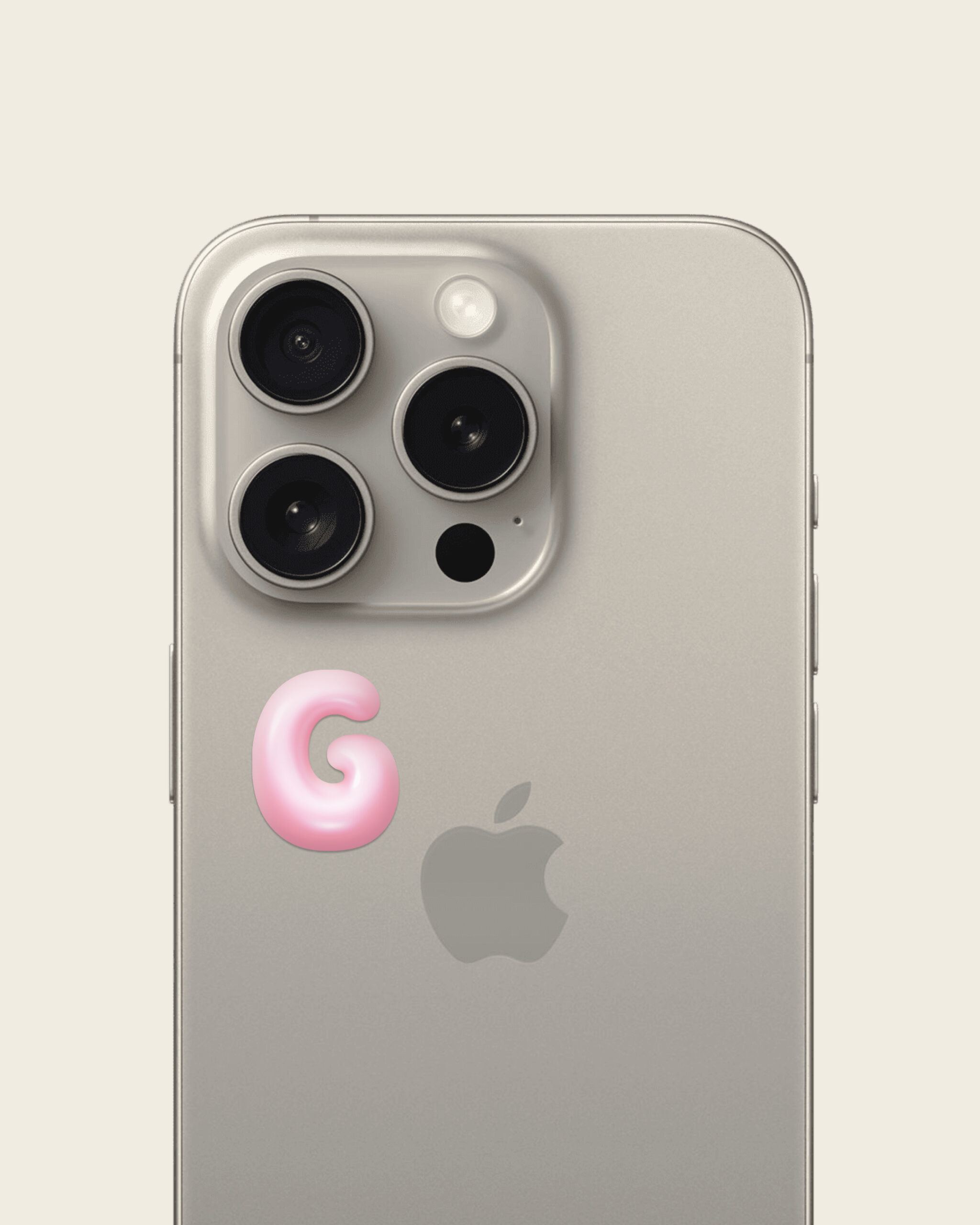 Стикер Bubble «G»
