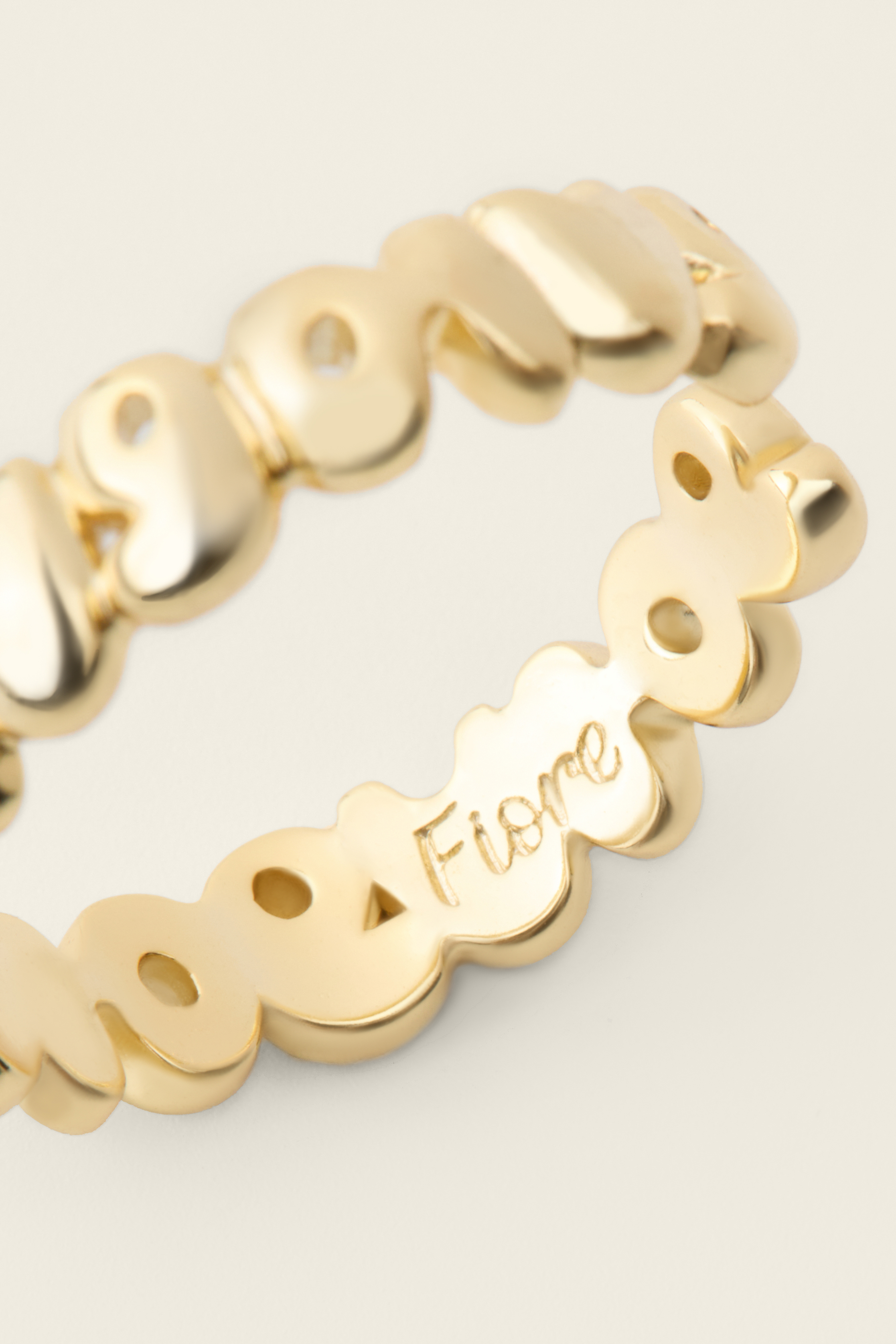 Кольцо «Бесконечное люблю» gold