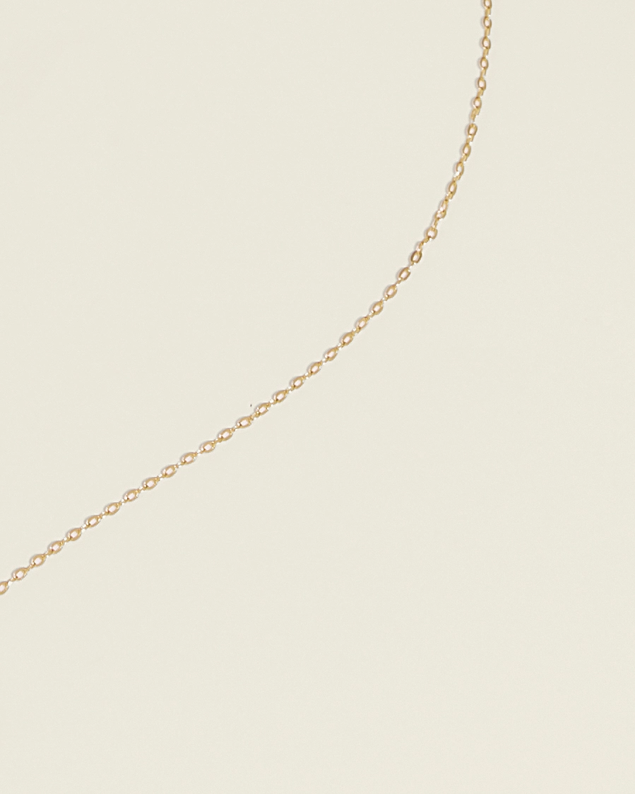 Цепочка с буквой Bubble small gold