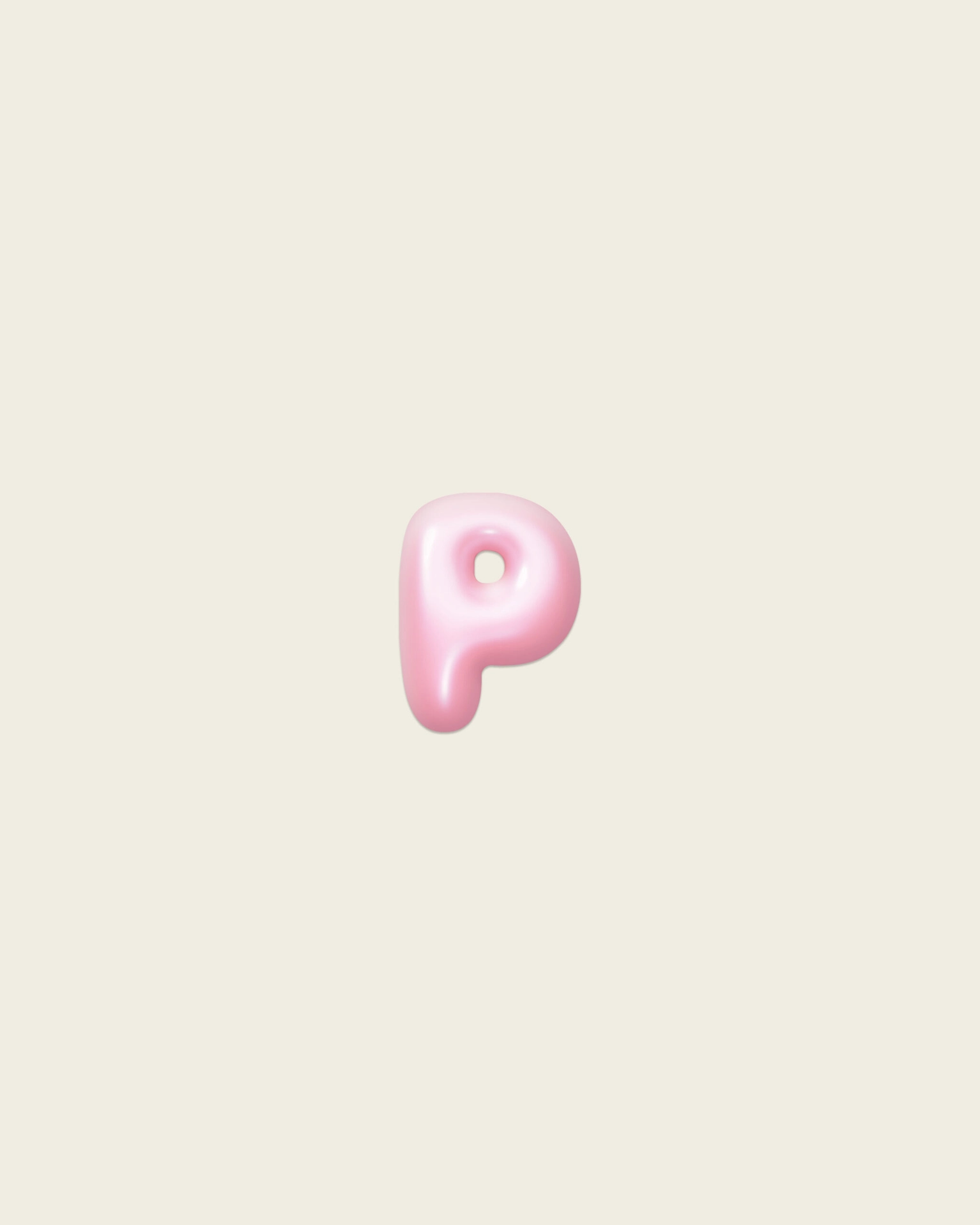 Стикер Bubble «P»