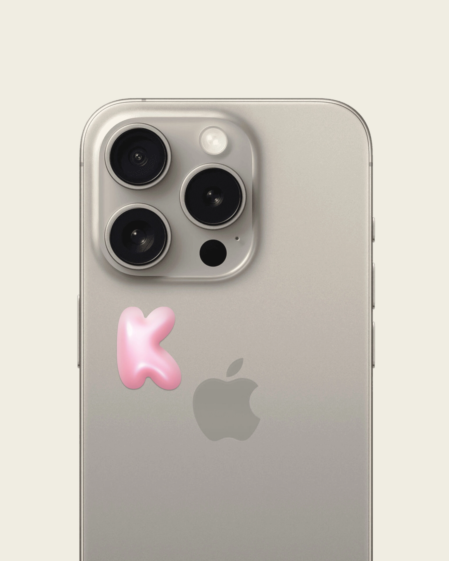 Стикер Bubble «K»